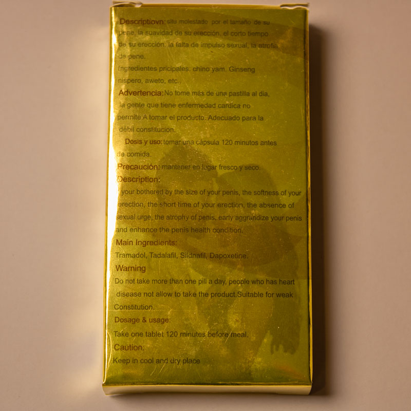 توضیحات و ترکیبات قرص گلدن ولف